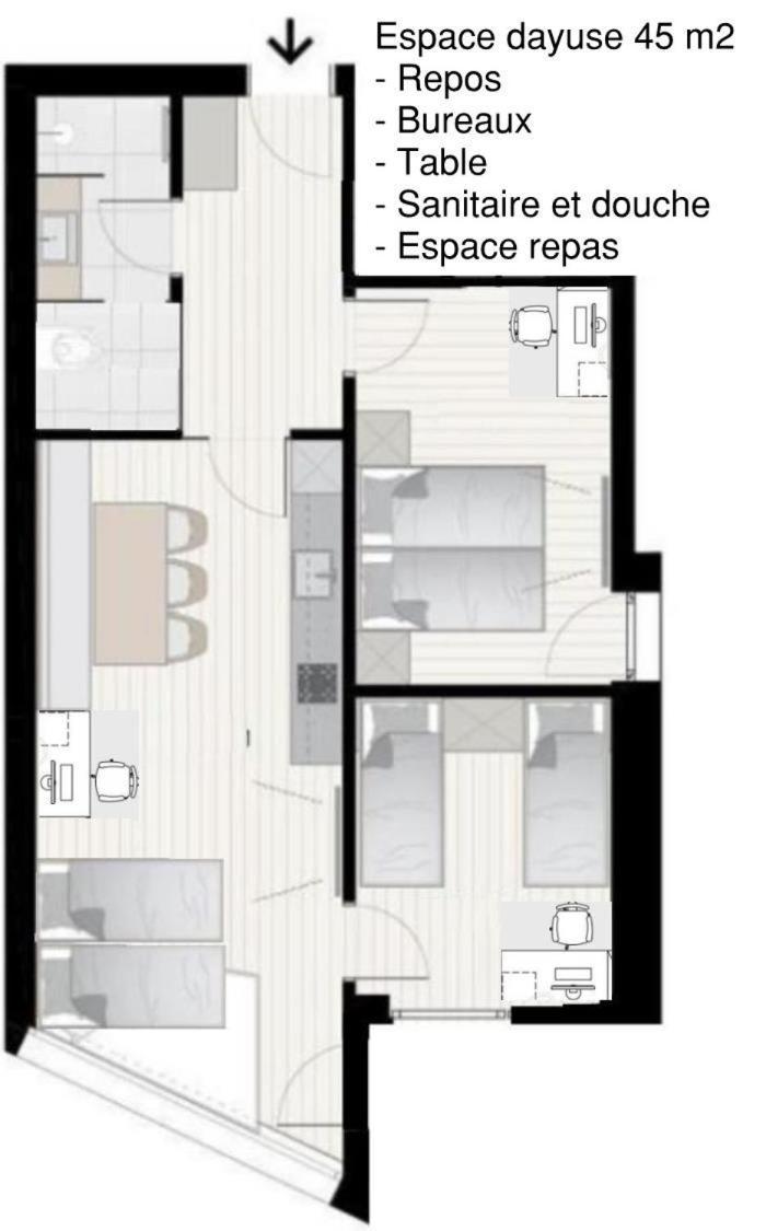 Chati-Bourg Citea Express Dayuse - Suite 3 Pieces W -- 25 Min Paris Montparnasse -- 15 Min Velizy Châtillon 外观 照片